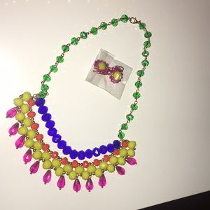 Necklace with earrings